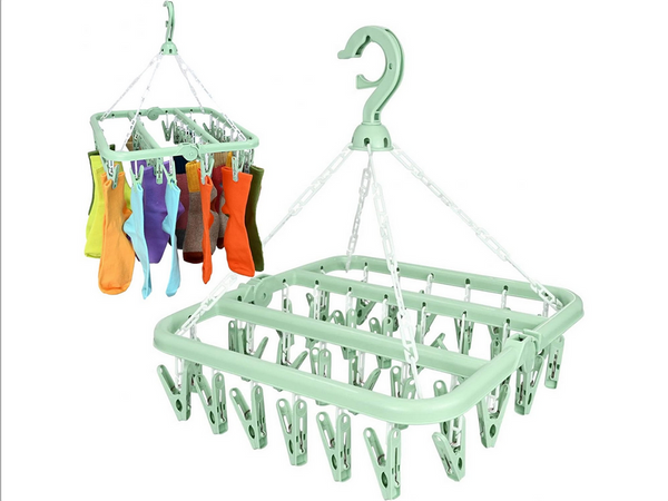 Sock dryer unterwäsche-aufhänger 32x clips set