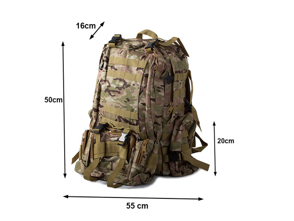 Taktischer überlebensrucksack militär 48.5l