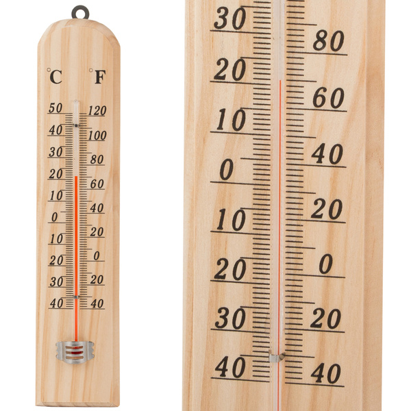 Thermometer holzhaus groß indoor outdoor