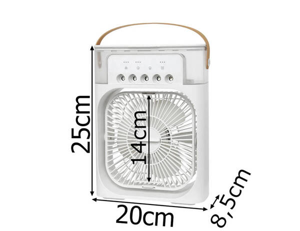 Tischventilator mini luftbefeuchter ventilator rgb beleuchtung