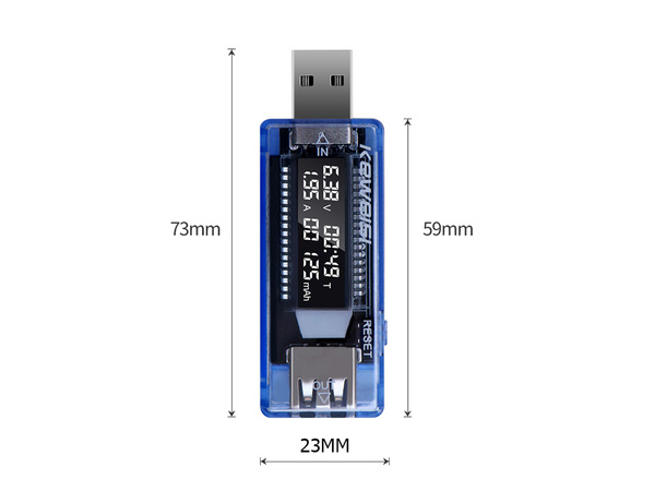 Voltmeter usb ammeter spannungsprüfer