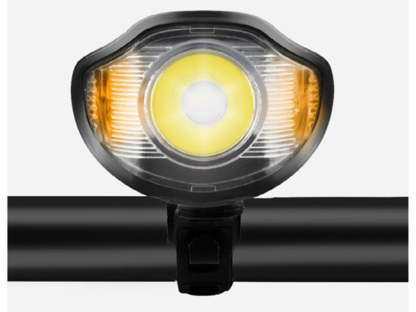 Vorne hinten led fahrrad lampe km zähler horn laute glocke 3in1