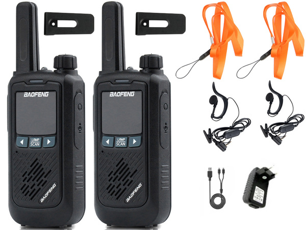 Walkie talkie baofeng bf-t17 radiotelefon kit talker 2pcs