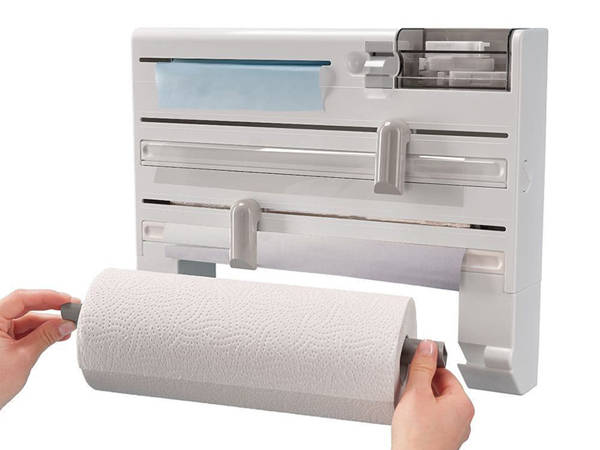 Wandmontierter papierhandtuchspender 5in1