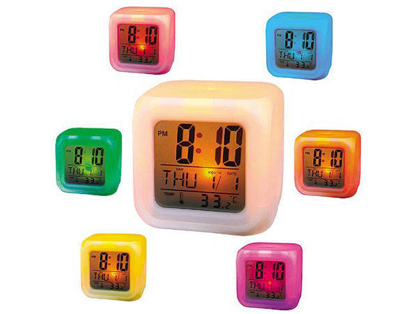 Wecker lcd-thermometer chamäleon leuchtend