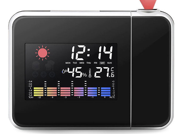 Wetterstation uhr mit projektor hygrometer datum