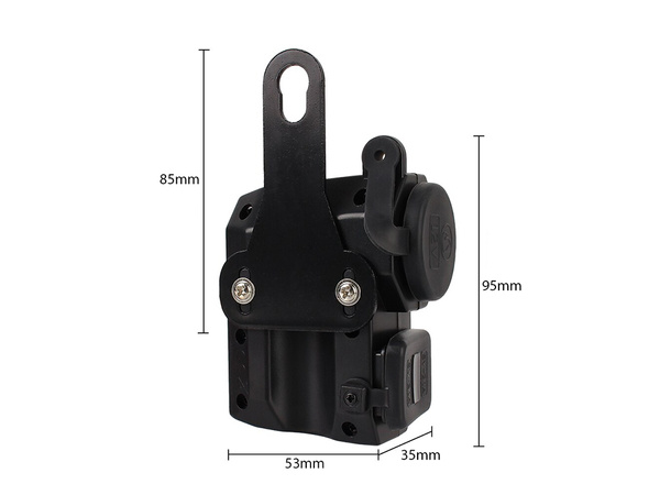 Zigarettenanzünder steckdose motorrad voltmeter 2x usb