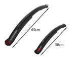 Bike fenders front rear bike fenders universal set of 2 pcs black