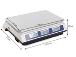 Electronic calculating store weights lcd 40kg