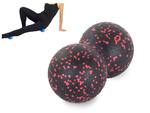 Exercise massage ball roller double