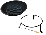 Gartenherd grosser schürhakenständer grill grillfeuer 55 kessel