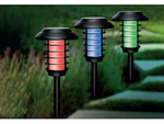 Gartenlampe solar fackel laterne rgb fernbedienung