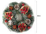 Girlande weihnachtskranz weihnachtsdekoration türdekoration fenster