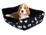 Hundebett mit kissen katzenbett laufstall xl