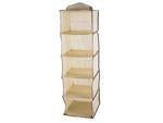 Kleiderschrank organizer hängeregal mit 5 böden 100cm