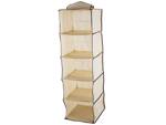 Kleiderschrank organizer hängeregal mit 5 böden 100cm