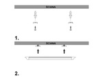 Led-anbauleuchte 120cm 28w