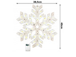 Led-fensterdecoration 40cm sterne