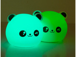 Led panda nachtlicht rgb touch