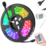 Led streifen 5050 rgb 4.5m wasserdicht fernbedienung set