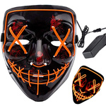 Leuchtende led maske halloween party purge