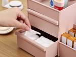 Schatulle kosmetik organizer schmuckbehälter mit zwei schubladen