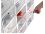 Schuhkarton organiser mit klappe schrank