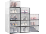 Schuhkarton organiser mit klappe schrank