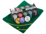 Texas poker set chips 200pcs karten matte