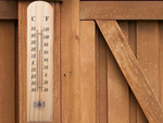 Thermometer holzhaus groß indoor outdoor