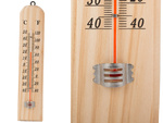 Thermometer holzhaus groß indoor outdoor