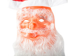 Weihnachtsmann maske bart stern hut