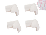 Foam corner protector for furniture corners white stickers x4
