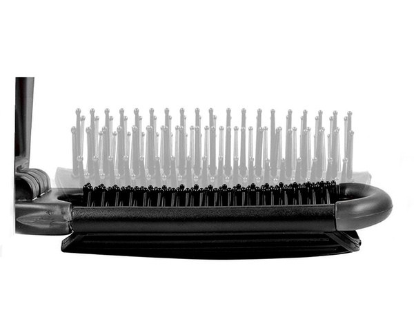 Hair brush folding mirror travel handy with mirror