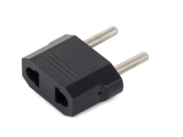 Kontaktdakšu adapteris poļu adapteris uz universālo kontaktligzdu 125v - 250v 6a