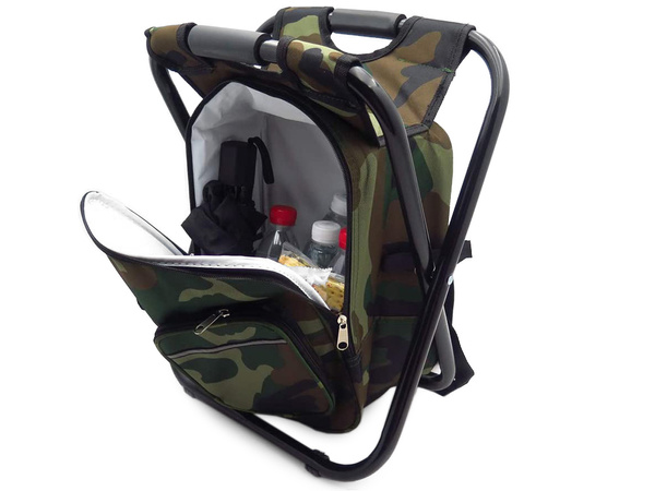 Scaun de pescuit cu rucsac pliabil sac 3in1