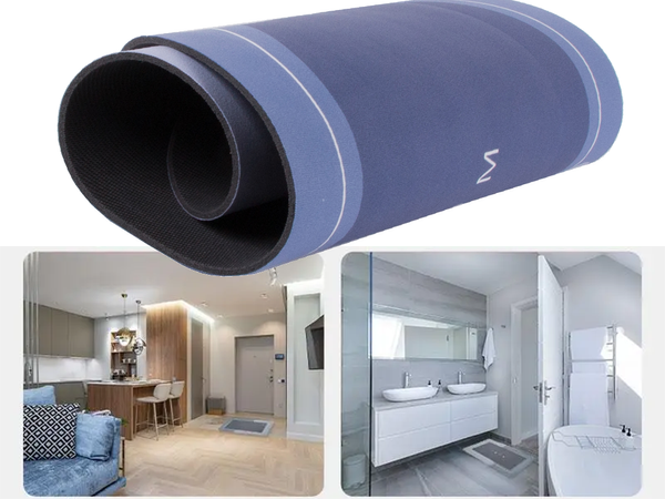 Vannas istabas paklājs ātri žūstošs absorbējošs pretslīdošs vannas istabas paklājs wc
