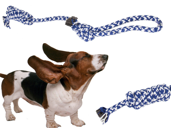 Juguete para perros cuerda de tirar fuerte cuerda larga