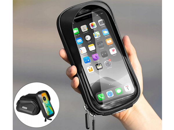 Bicycle frame pannier phone case bicycle waterproof