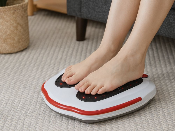 Elektromos vibráló lábmasszázsgép fűtés intenzitásának beállítása