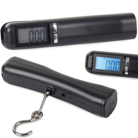 Elektronická rybárska váha lcd 40kg led