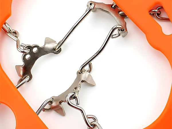 Crampones de senderismo para los zapatos en las montañas picos cadenas antideslizante 36-40