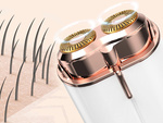 Women's bikini body shaver depialtor 2 discs batteries