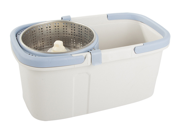 Rotary mop 360 spin turbo bucket set microfibre pad