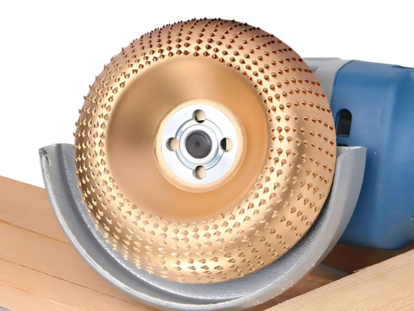 Madera lijado disco talla cepillo angular oro