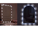 Led espejo tocador luces maquillaje set 10 pcs usb 3 colores de luz