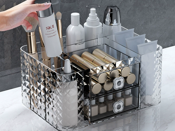 Cutie de organizare cosmetice pentru bijuterii pentru baie pentru sertaiele biroului