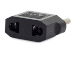 Kontaktdakšu adapteris poļu adapteris uz universālo kontaktligzdu 125v - 250v 6a