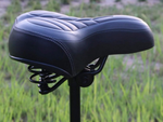 Selle de bicyclette confortable mousse souple ressorts