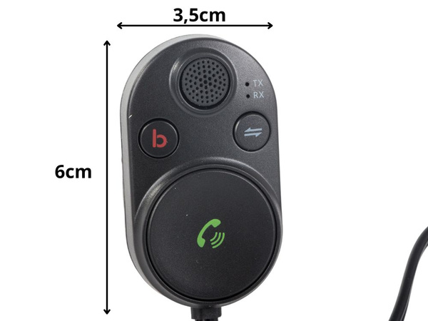 Transmiter samochodowy bluetooth adapter kabel usb aux bt5.3 bass boost